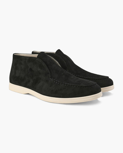 Hohe Wildleder-Slipper