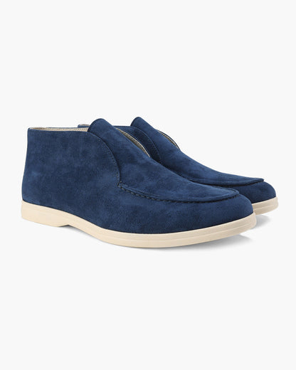 Hohe Wildleder-Slipper