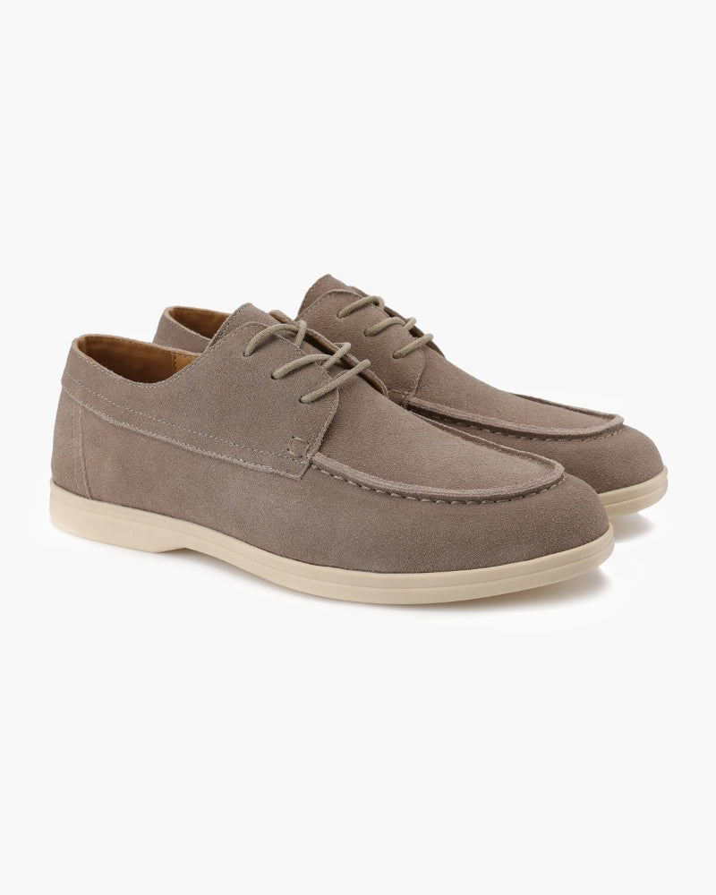 Premium-Wildlederschnürschuhe
