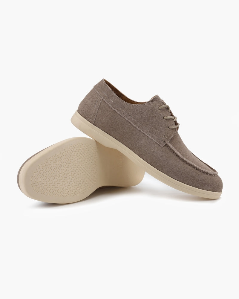 Premium-Wildlederschnürschuhe