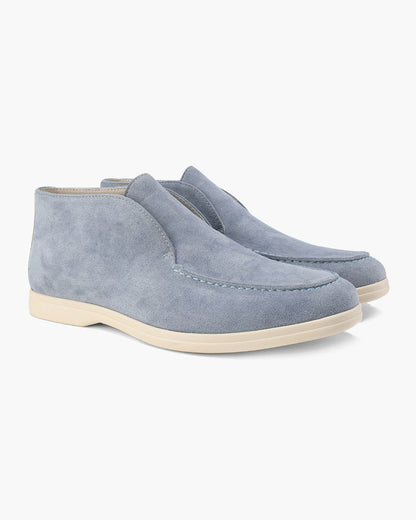 Hohe Wildleder-Slipper