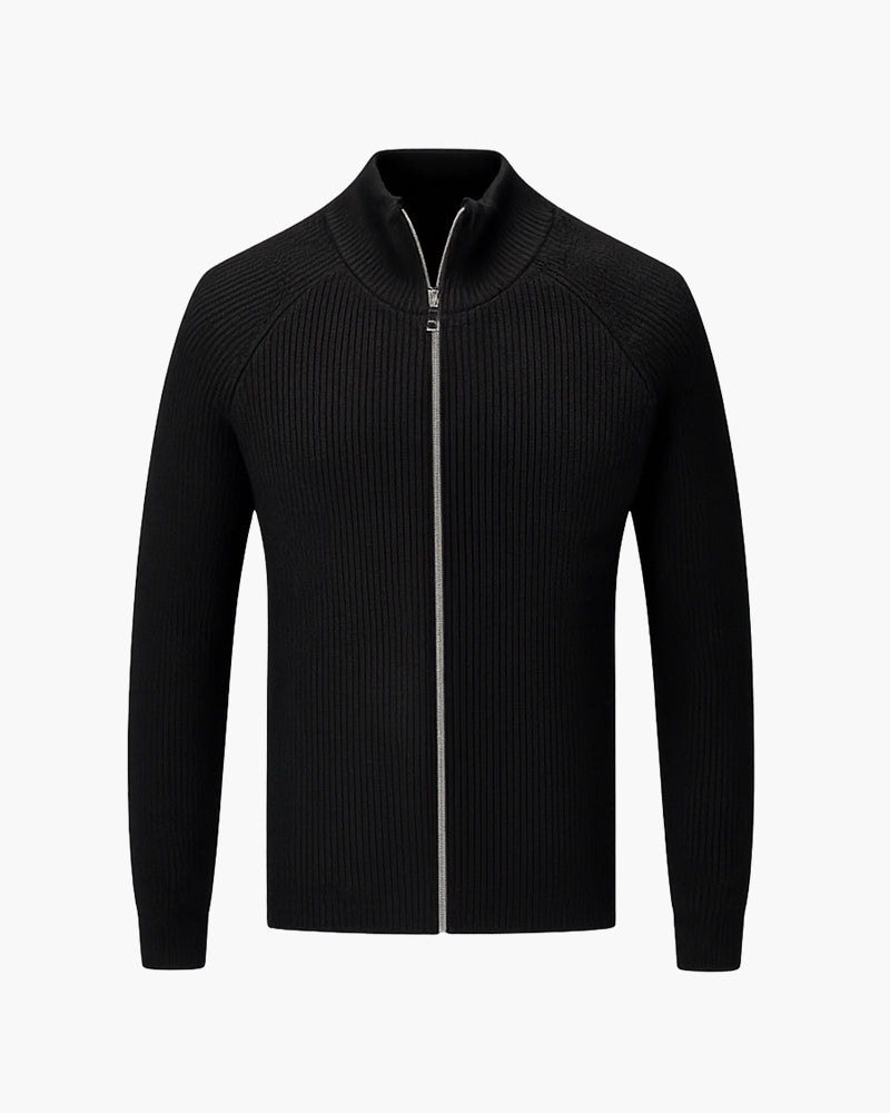 AMALFI Wollgilet mit durchgehendem Reißverschluss