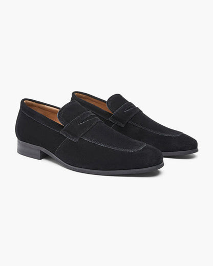 Wildleder-Penny-Loafer