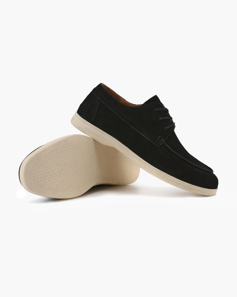 Premium-Wildlederschnürschuhe
