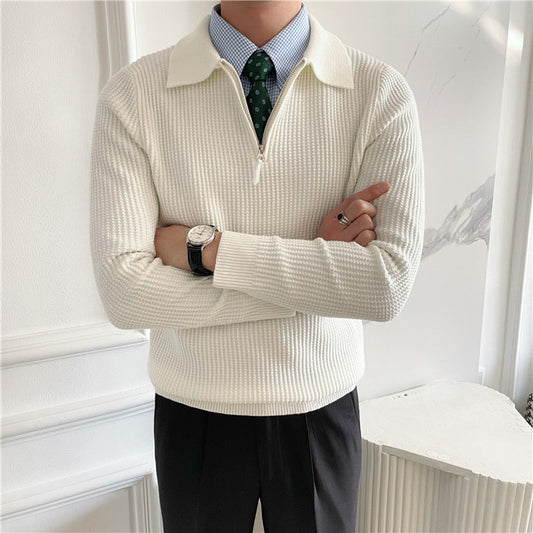 GONGJU Reißverschluss-Pullover