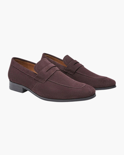 Wildleder-Penny-Loafer