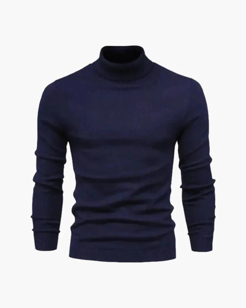 JANGSAN Rollkragenpullover aus Merinowolle