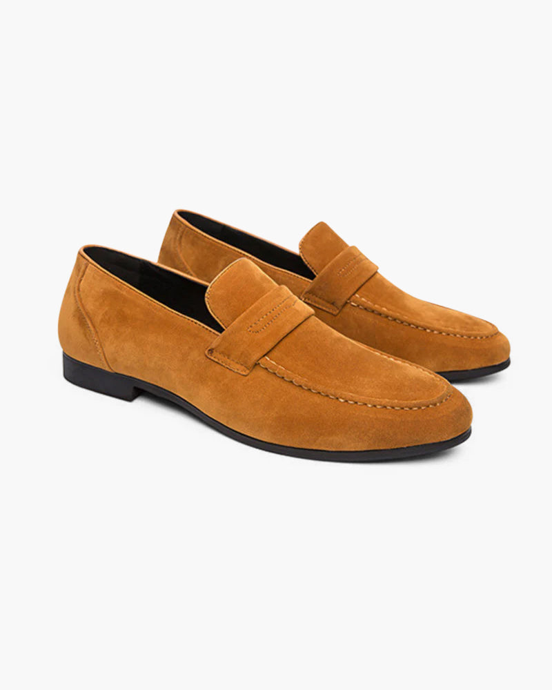 Wildleder-Penny-Loafer