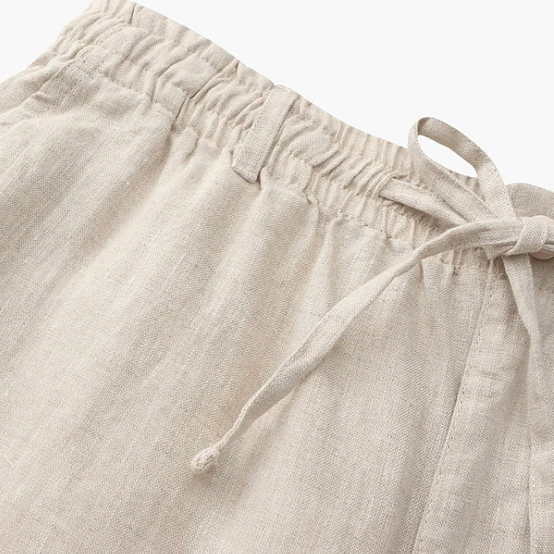 COMO Leinen-Shorts