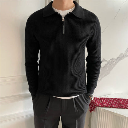 GONGJU Reißverschluss-Pullover