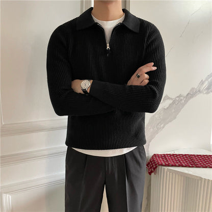 GONGJU Reißverschluss-Pullover