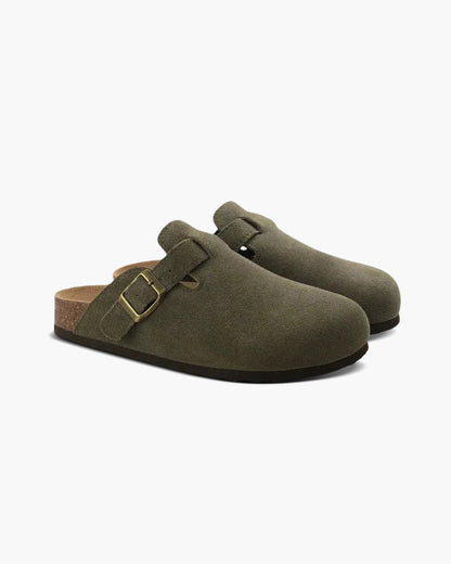 Clogs aus Wildleder