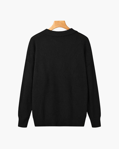 GONGJU Reißverschluss-Pullover