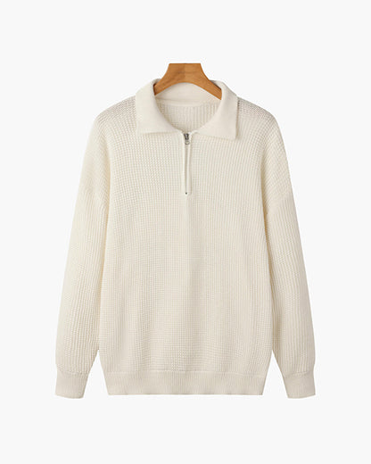 GONGJU Reißverschluss-Pullover