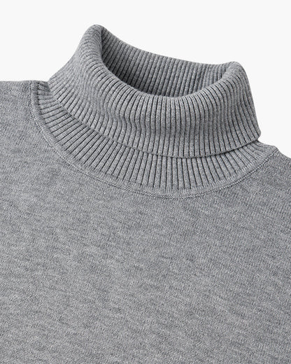JANGSAN Rollkragenpullover aus Merinowolle