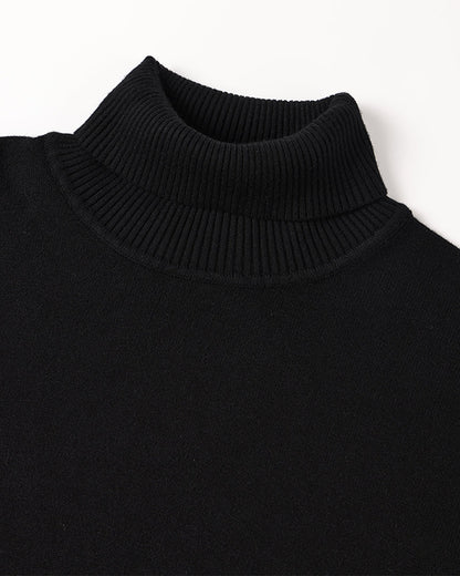 JANGSAN Rollkragenpullover aus Merinowolle