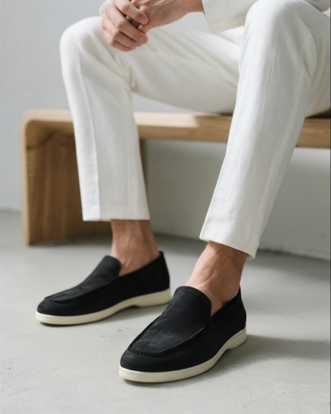 Wildleder-Loafer