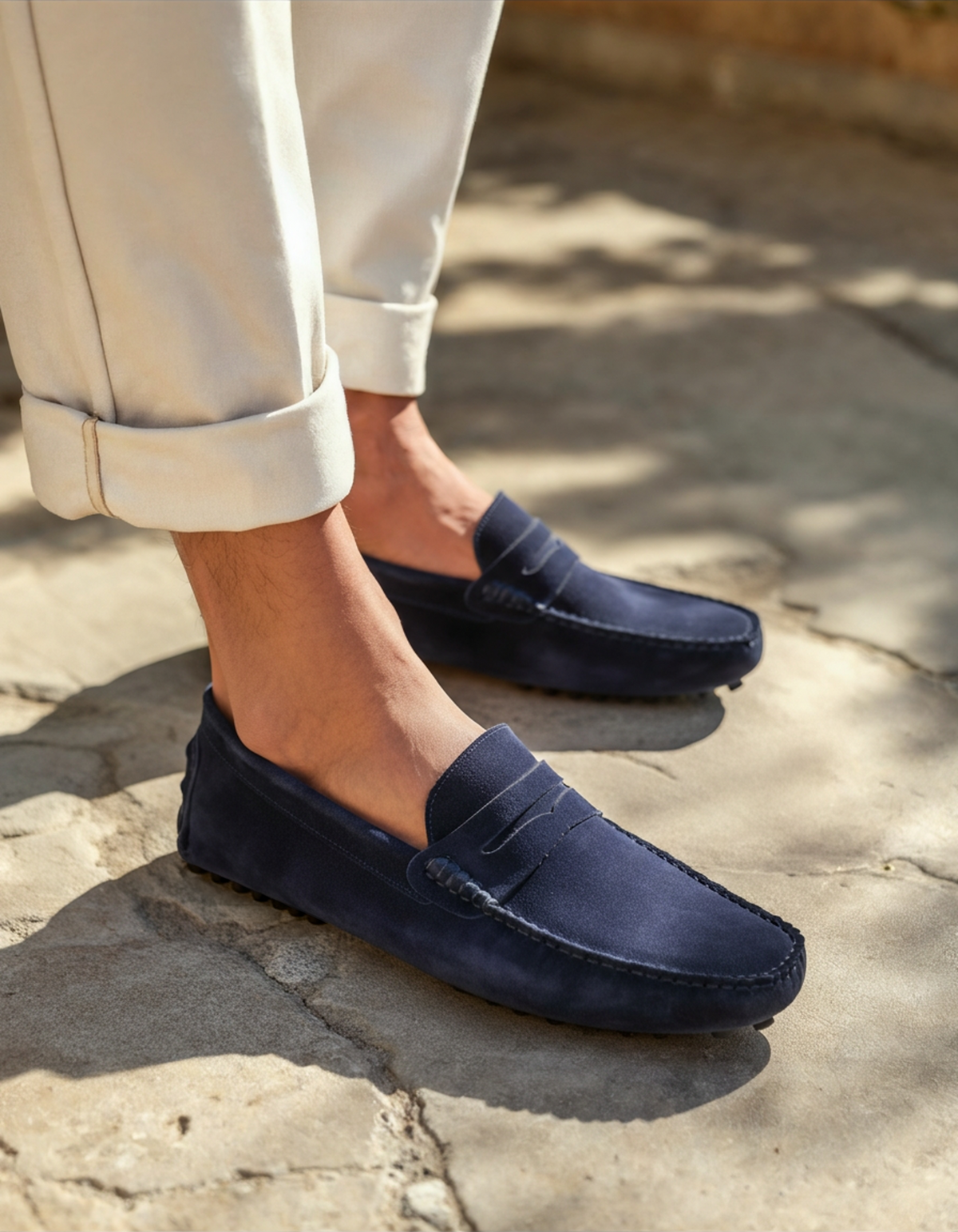 Wildleder-Slipper